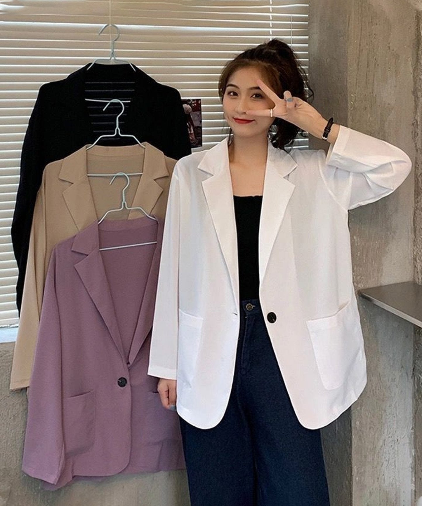 薄手日焼け止めルーズジャケット女性用