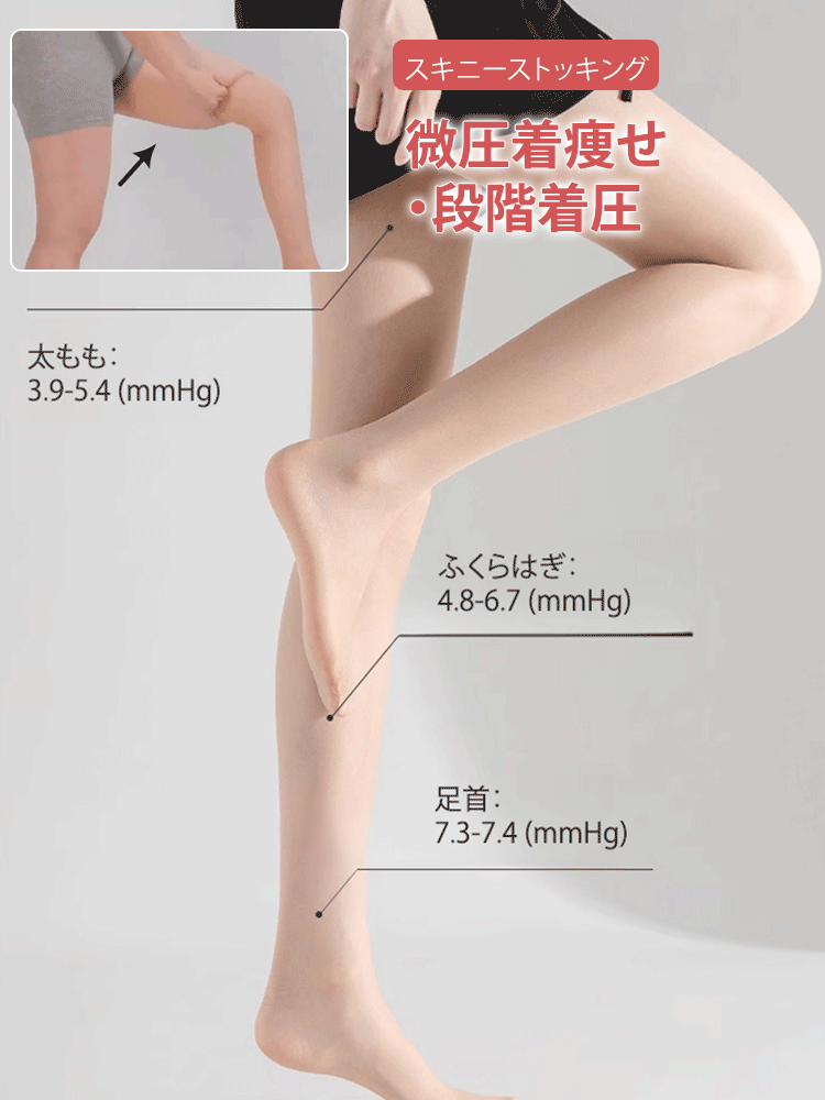 【5点】伝線防止素肌感ストッキング