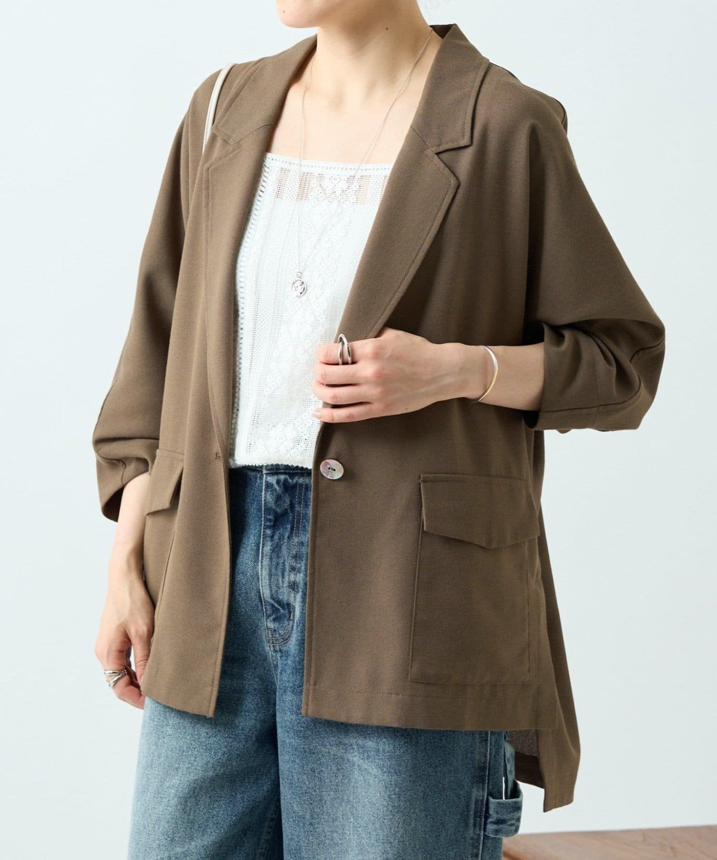 薄手日焼け止めルーズジャケット女性用