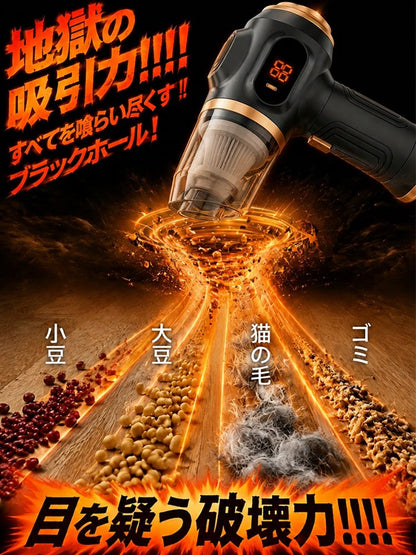 【愛知県精密製作】強力吸引コードレス掃除機