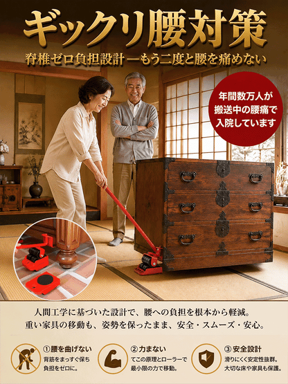 家具移動らくらくヘルパーセット