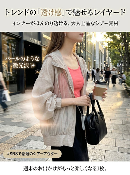 携帯型軽量UVカットパーカー  UVカットでお肌を守る、今だけ限定割引中！
