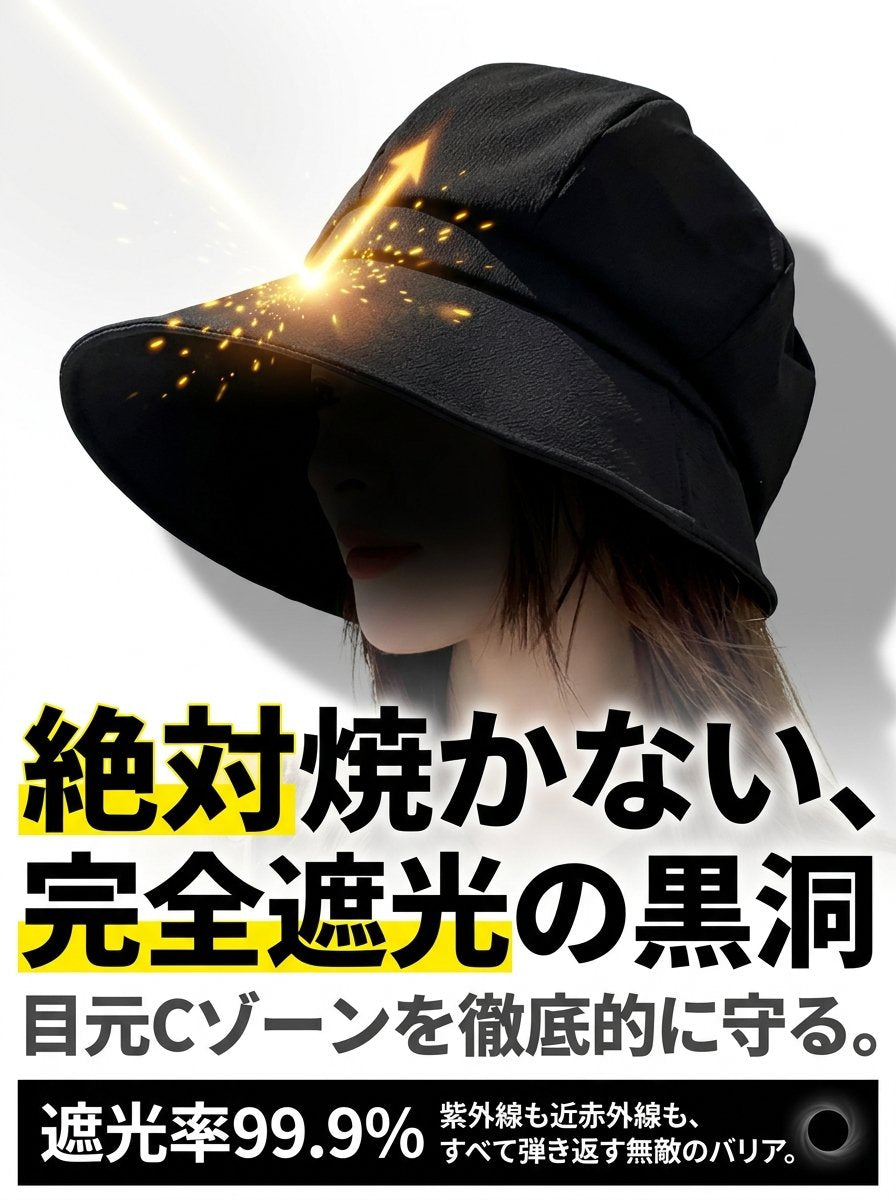 万能日よけバケットハット 夏の日差しをしっかりガード、おしゃれも快適も両立！
