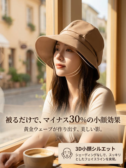 万能日よけバケットハット 夏の日差しをしっかりガード、おしゃれも快適も両立！