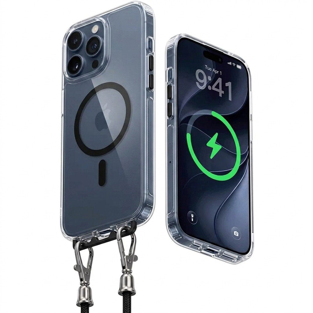 アップル対応 超便利ストラップ付きマグネットケース