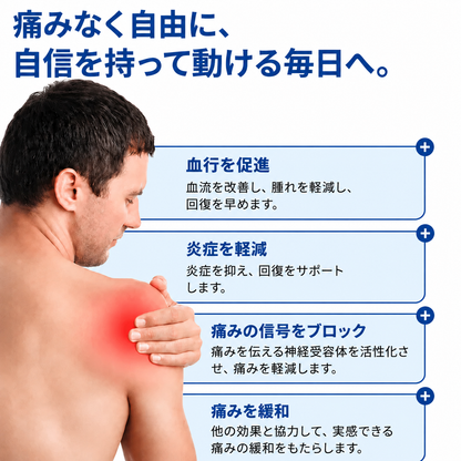 🔥キネシオテープ 肩痛・膝痛緩和用テープ