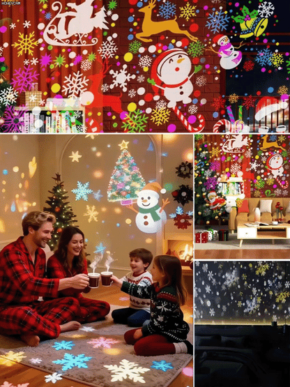 【子供に最高のクリスマスプレゼント！1秒でおとぎの世界へ】LED省エネライト カラフルなクリスマスムードライト